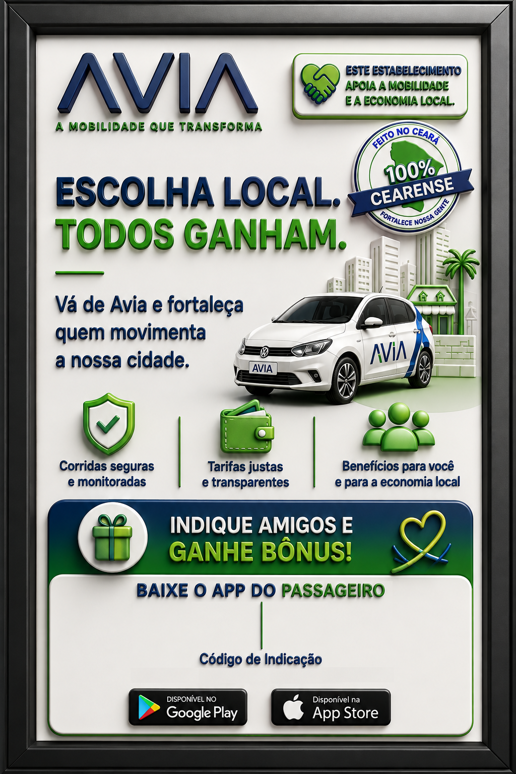 Placa Avia Estabelecimento